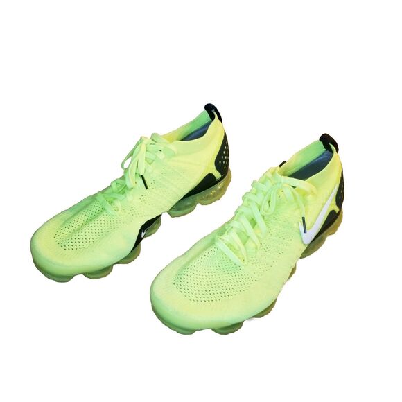 Nike Air Vapormax Flyknit 2 Men's Size 13 Volt Neon Yellow Green 942842-700